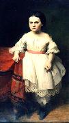 Johann Koler Portrait of the Daughter of Nikolai Petrovitsch Semjonov Sweden oil painting reproduction
